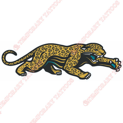 Jacksonville Jaguars Customize Temporary Tattoos Stickers NO.558